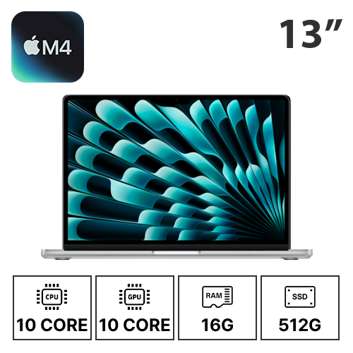13인치 애플 맥북에어 M4/10C/10G/16G/512G 중급형 (24/30/36개월)