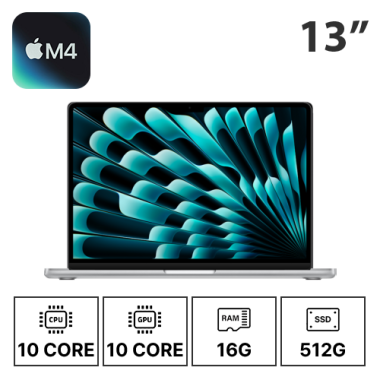 13인치 애플 맥북에어 M4/10C/10G/16G/512G 중급형 (24/30/36개월)