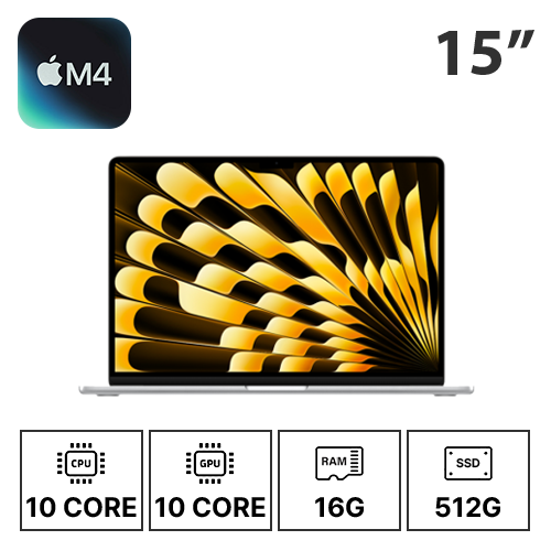 15인치 애플 맥북에어 M4/10C/10G/16G/512G 중급형 (24/30/36개월)