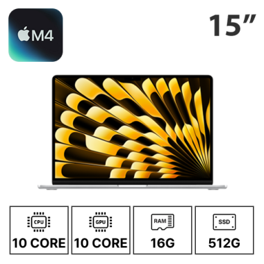 15인치 애플 맥북에어 M4/10C/10G/16G/512G 중급형 (24/30/36개월)