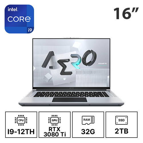 16인치 기가바이트 AERO 16 YE5 OLED DUAL i9-12TH/RTX3080Ti/32G/2T (12개월)