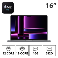16인치 애플 맥북프로 M2 PRO/12C/19G/16G/512G 기본형 (12개월)
