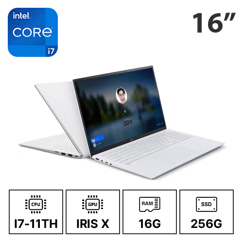 16인치 LG 그램 16Z90P i7-11TH/16G/256G (12개월)