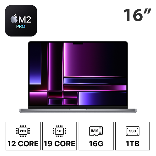 16인치 애플 맥북프로 M2 PRO/12C/19G/16G/1T 중급형 (12개월)