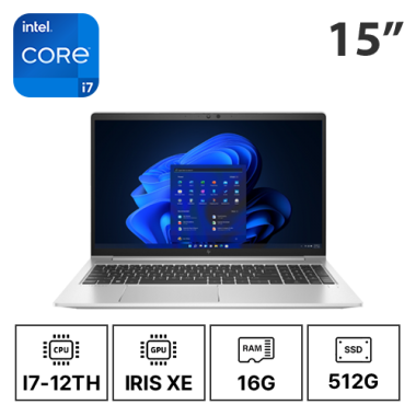 15인치 HP Elitebook 650 G9 i7-12TH/16G/512G (1~6개월)