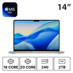 14인치 애플 맥북프로 M5 PRO 18C/20G/24G/2T 중급형 (24/30/36개월)