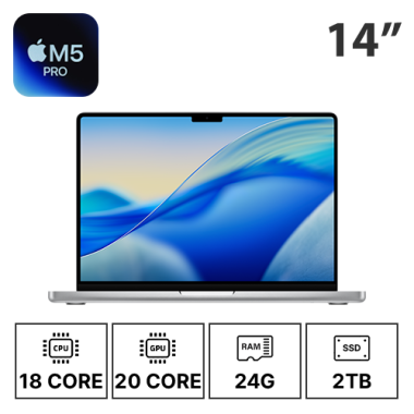 14인치 애플 맥북프로 M5 PRO 18C/20G/24G/2T 중급형 (24/30/36개월)