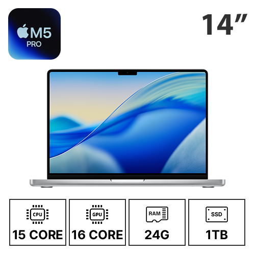 14인치 애플 맥북프로 M5 PRO 15C/16G/24G/1T 기본형 (24/30/36개월)