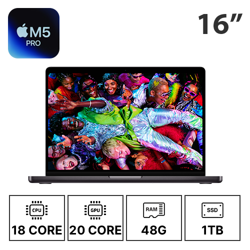 16인치 애플 맥북프로 M5 PRO 18C/20G/48G/1T 중급형 (24/30/36개월)