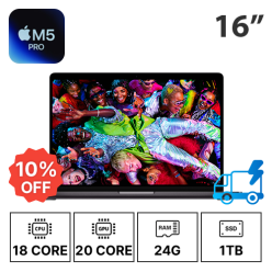 16인치 애플 맥북프로 M5 PRO 18C/20G/24G/1T 기본형 (24/30/36개월)