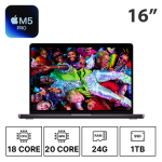 16인치 애플 맥북프로 M5 PRO 18C/20G/24G/1T 기본형 (24/30/36개월)