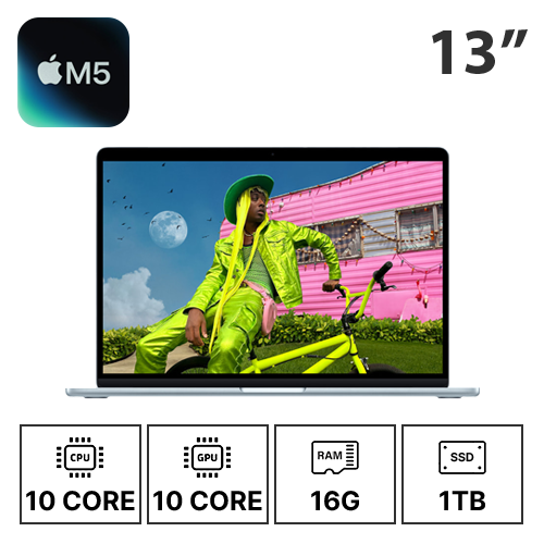 13인치 애플 맥북에어 M5 10C/10G/16G/1T 중급형 (24/30/36개월)