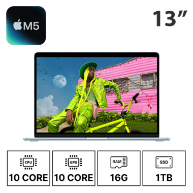 13인치 애플 맥북에어 M5 10C/10G/16G/1T 중급형 (24/30/36개월)
