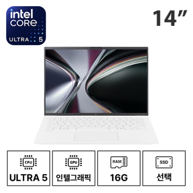 14인치 LG 그램 14ZD90U U5-S3/16G/SSD선택/Intel Graphics (24/30/36개월)