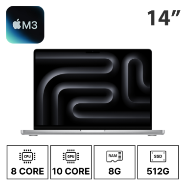 14인치 애플 맥북프로 M3/8C/10G/8G/512G 기본형 (1~6개월)