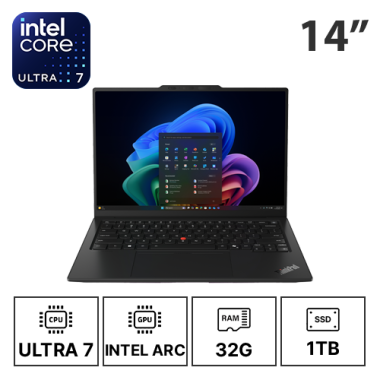 14인치 레노버 씽크패드 X1 카본 Gen13 Ultra7/32G/1T 최고급형 (1~6개월)
