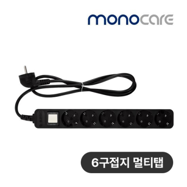 [모노케어] 안전 접지 멀티탭 6구 DH-2062NT