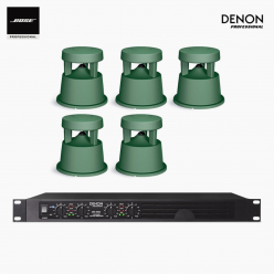 BOSE 야외 정원용 음향패키지 4채널 앰프 DENON DN-470A + 보스 360P 스피커 5EA