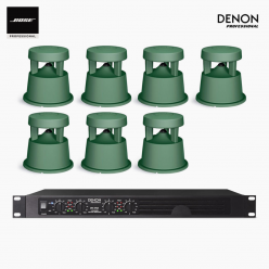 BOSE 야외 정원용 음향패키지 4채널 앰프 DENON DN-470A + 보스 360P 스피커 7EA