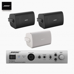 보스 매장 카페 상업용 FS4SE 벽부형 스피커 3개 + IZA 250LZ 2채널 앰프 BOSE 음향패키지
