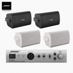 보스 매장 카페 상업용 FS4SE 벽부형 스피커 4개 + IZA 250LZ 2채널 앰프 BOSE 음향패키지
