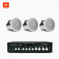 JBL 매장 카페 음향패키지 SR-430D 4채널 앰프 JBL CONTROL 14C/T 실링스피커 3EA