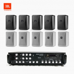 JBL 매장용스피커 카페스피커 업소용 벽걸이 스피커 10개 CONTROL 23-1+ SR650D 앰프