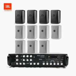 JBL 매장용스피커 카페스피커 업소용 벽걸이 스피커 11개 CONTROL 23-1+ SR650D 앰프