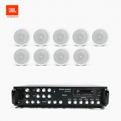 JBL 매장용스피커 카페스피커 업소용 실링 스피커 9개 CONTROL 24C MICRO+ SR650D 앰프