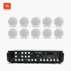 JBL 매장용스피커 카페스피커 업소용 실링 스피커 10개 CONTROL 24C MICRO+ SR650D 앰프