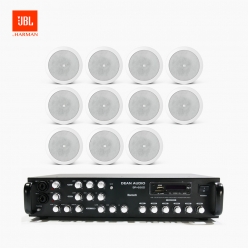 JBL 매장용스피커 카페스피커 업소용 실링 스피커 11개 CONTROL 24C MICRO+ SR650D 앰프