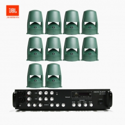JBL 매장스피커 카페스피커 업소용 팬던트 스피커 10개 CONTROL 85M + SR650D 앰프