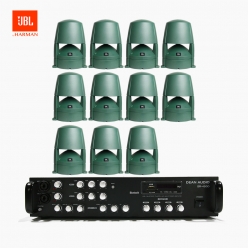 JBL 매장스피커 카페스피커 업소용 팬던트 스피커 11개 CONTROL 85M + SR650D 앰프
