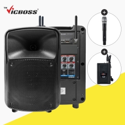 GINBOSS GN-V126 휴대용 무선 앰프 스피커 마이크 세트