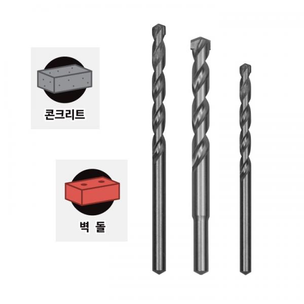 콘크리트 드릴비트 콘기리 벽 타공 뚫는날 TS-CDB-3.0