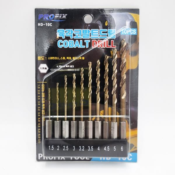 프로픽스 티타늄 코발트드릴 스텐 철 기리세트 1.5mm-6.0mm