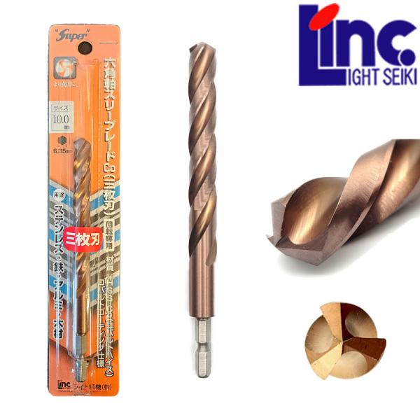 일산 라이트세이키 임팩용 10.0mm 육각코발트 철 스텐 드릴날