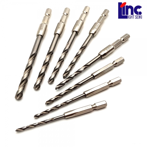 드릴비트 철기리 하이스드릴 비트 2날 철제 육각생크 5.0mm 라이트세이키