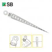 에스비 국산 테퍼게이지 스테인리스 내경 공경 틈새 치수측정 1-15mm no700a