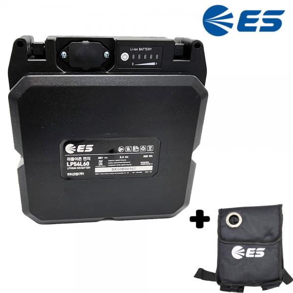 ES산업 54V 6.0A 배터리 리튬이온 충전 밧데리 LP54L60