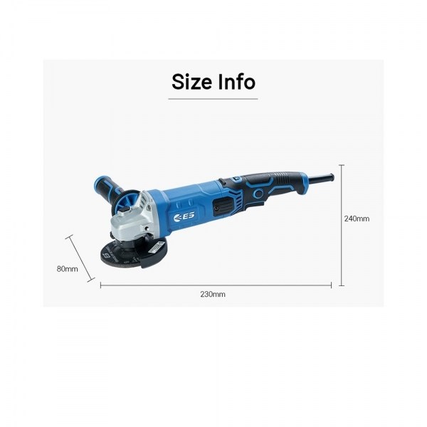 ES산업 100mm 속도조절 그라인더 핸드 전기 앵글 G1104S