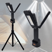 게일 LED투광기 캠핑 스탠드작업등 조명 공사장 C타입 충전 70W GEL-7000