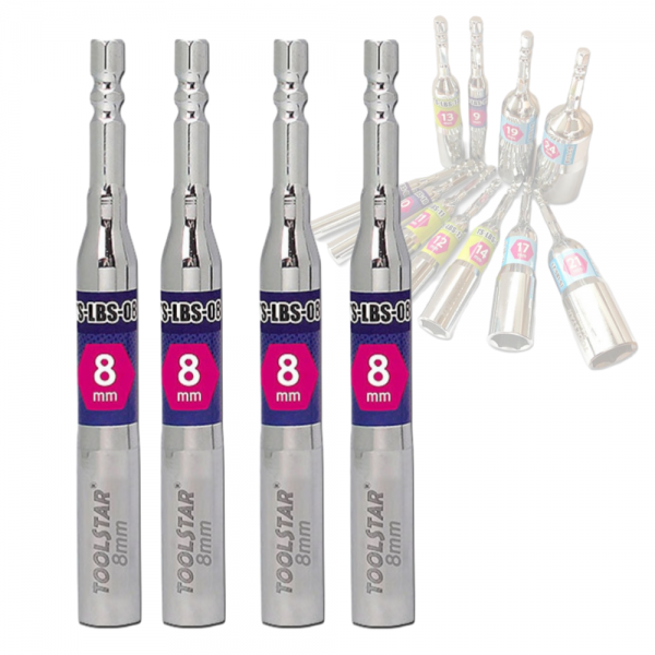 툴스타 롱비트소켓 임팩용 복스알 복스비트 육각빗트 8mm TS-LBS-08