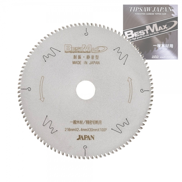 베스트맥스 일산 각도절단기 8.5 원형톱날 내경30mm 목공용 팁쇼 TM216-100D3