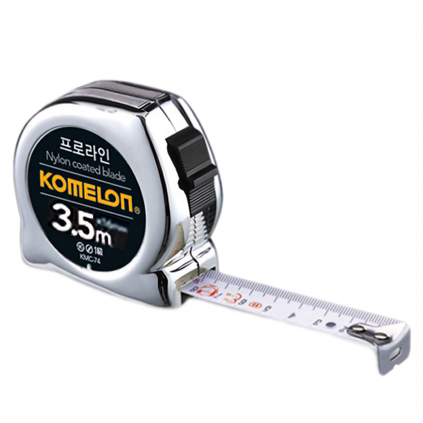 코메론 국산 크롬줄자 3.5M 핸디줄자 KMC-74