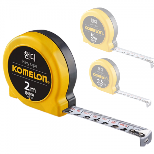 코메론 국산 줄자 자동 핸디줄자 KMC-21 2M
