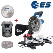 ES산업 18V 충전 각도절단기 컷팅기 밀워키배터리용 변환아답터포함 LS218M