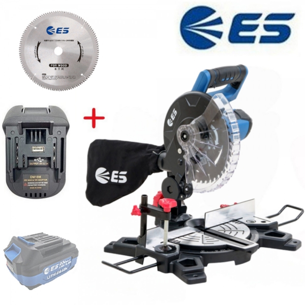 ES산업 18V 충전 각도절단기 컷팅기 ES산업배터리용 변환아답터포함 LS218M ES산업 18V 충전 각도절단기 컷팅기 ES산업배터리용 변환아답터포함 LS218M