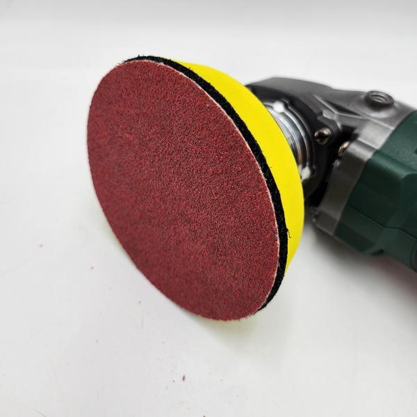 청마 그라인더 찍찍이 원형샌딩 디스크패드 벨크로 125mm