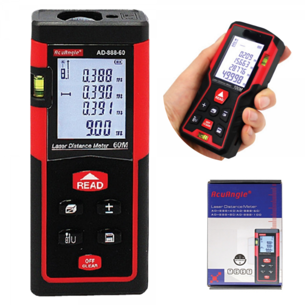 아큐앵글 레이저 줄자 거리측정기 AD-888 60M
